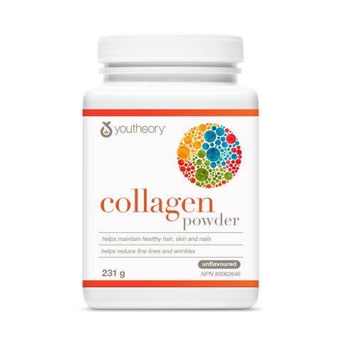 8000028 Youtheory Collagen Powder - Unflavoured 231 grams 8000028_V1_YT_Collagen_PwdUnflav_231g_C4W_BTL_EN