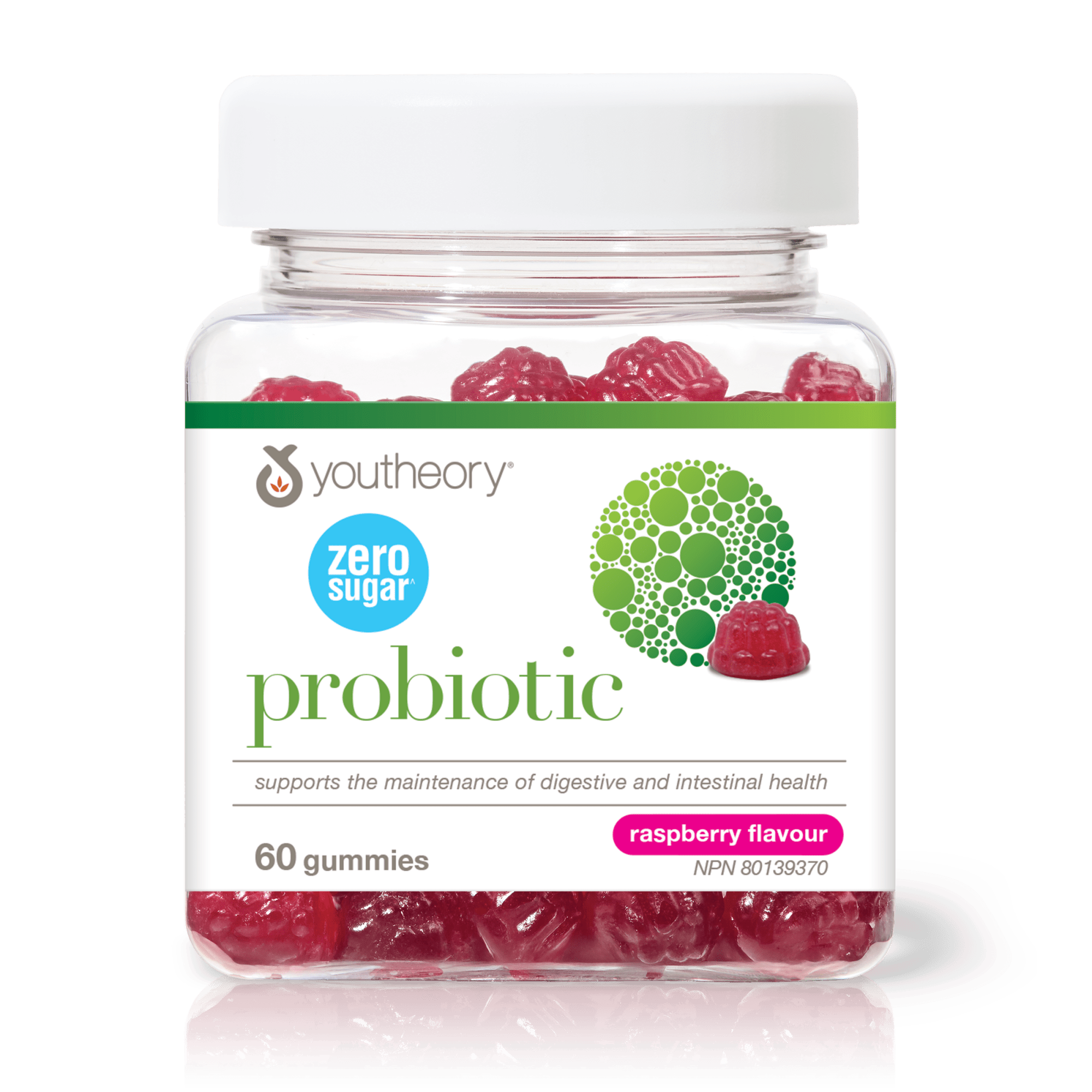 yu様 TARGET 90% 17g GLUTTONY Youtheory Probiotic Zero Sugar Gummies | Supports Digestive Health