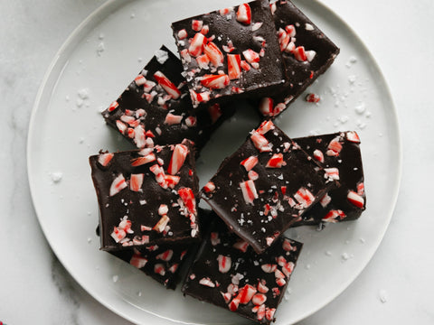 Collagen Candy Cane Fudge