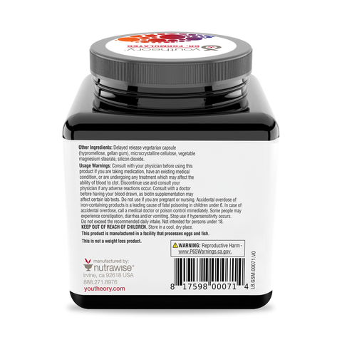 GSM.00071 GLP-1 Support High Potency Multi 00071_YT_GNC_LBL_GLP-1_Multi_90ct_Back