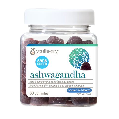 31002295 Youtheory Ashwagandha Gummies Zero Sugar 2,400 mg, Blueberry, 60 ct 31002295_MAIN2