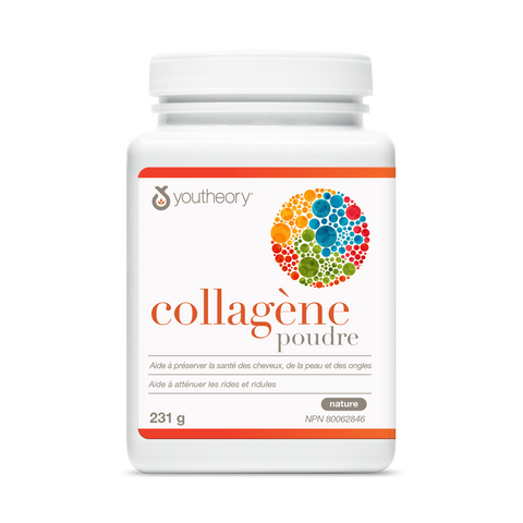 8000028 Youtheory Collagen Powder - Unflavoured 231 grams 8000028_V1_YT_Collagen_PwdUnflav_231g_C4W_BTL_FR