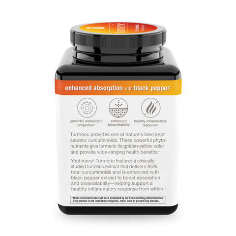 TX.92067.COS.MC Youtheory Turmeric Extra Strength 2250 mg Bottle Left Side