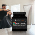 Image of Men's Collagen On Colourful Background