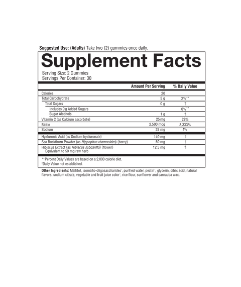 Image of Complete Beauty Gummy Supplement Information