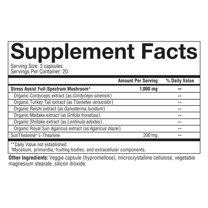 youtheory Mushroom Stress Complex