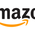 Amazon logo with black text and orange smile on a white background