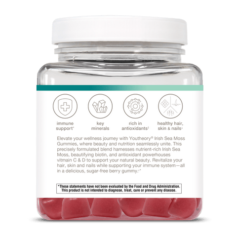 ISWG.00153.BTL Irish Sea Moss Zero Sugar Gummies Product Image - Left
