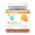 K2D3G.92033 Youtheory Vitamin K2D3 Gummy Peach Flavor 60 Gummies Product Main Image