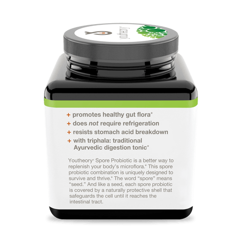 SPBA.00722 Youtheory Spore Probiotic 60 Capsules Product Image - Left