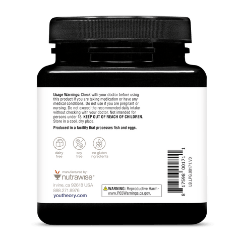 LPG.00171 Youtheory Liposomal Glutathione+ Serving Information