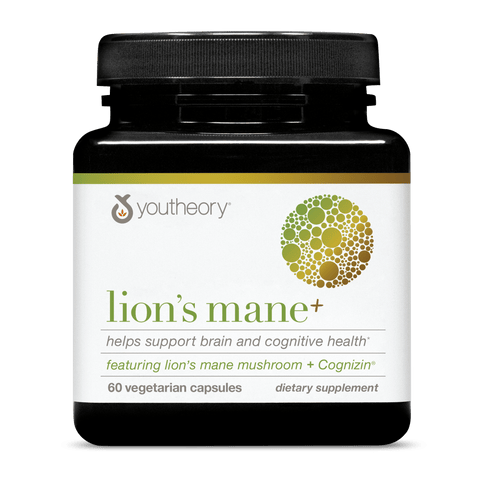 LM.92074.BTL Youtheory Lion's Mane + Capsules Product Image - Main Image