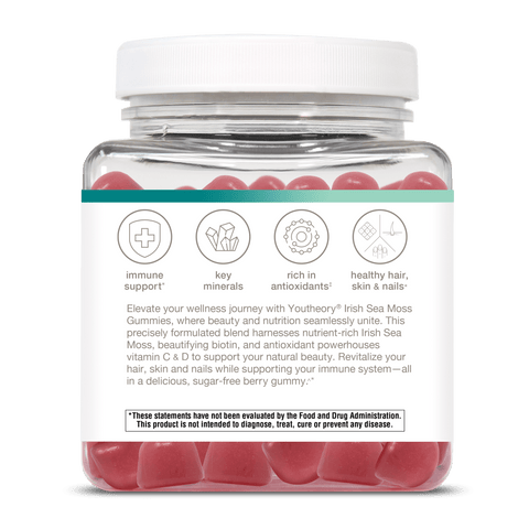 ISWG.00152 Irish Sea Moss Zero Sugar Gummies 60ct Product Alt Image