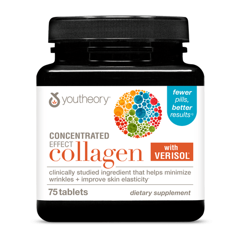 CC.00106.BTL Youtheory Concentrated Effect Collagen with Verisol Tablets Product Image - Main Image