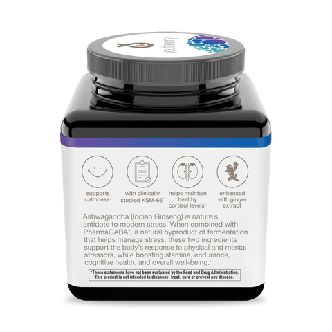 ASHGA.92065 Youtheory Ashwagandha + Gaba 60 Capsules Product Alt Image