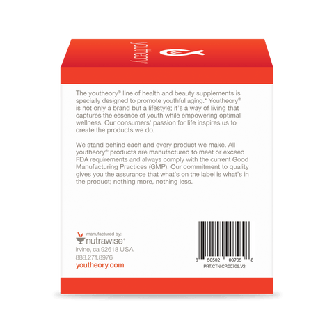 CTN.CP.00705 Youtheory Collagen Powder Packet Vanilla Flavor 21 ct Serving Information