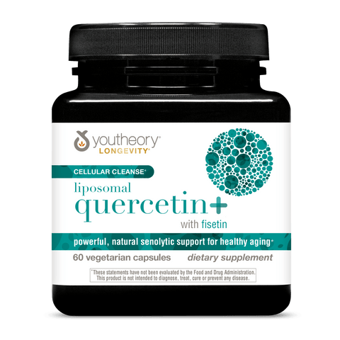 Youtheory Liposomal Quercetin 200 mg | Cellular Cleanse Formula For Healthy Aging* Youtheory Liposomal Quercetin 200 mg | Cellular Cleanse Formula For Healthy Aging*