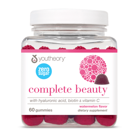 CBG.92091 Youtheory Complete Beauty Gummy Watermelon Flavor 60 Gummies Product Main Image