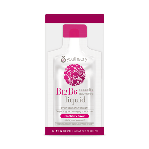 CTN.B12B6L.92028 Youtheory B12B6 Liquid Berry Flavor 12 ct Product Main Image