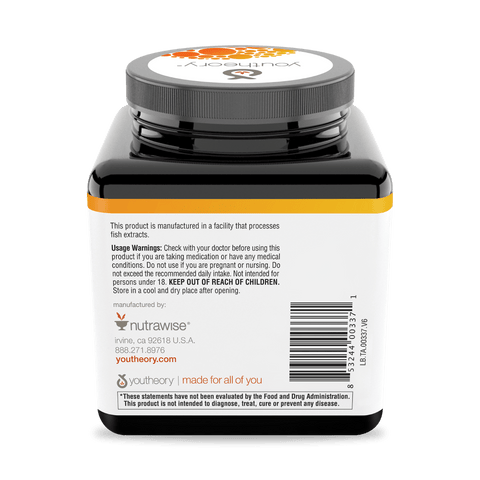 TA.00337.BTL Youtheory Turmeric Advanced Capsules Product Image - Back