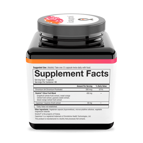 DFB.92009 Youtheory Daily Fat Burner 60 Capsules Nutrition Facts Panel