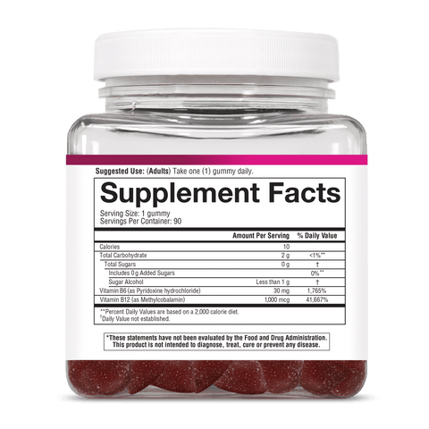 B12B6G.00151 Youtheory Vitamin B12B6 Gummy Gummies Product Image - Right