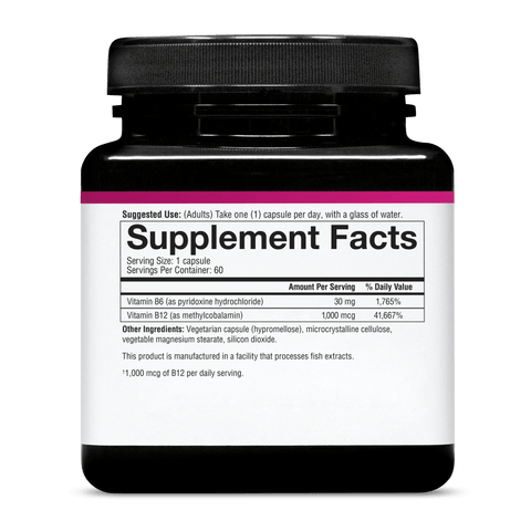 B12B6.92034 Youtheory B12B6 Capsule 60 Capsules Product Image - Right