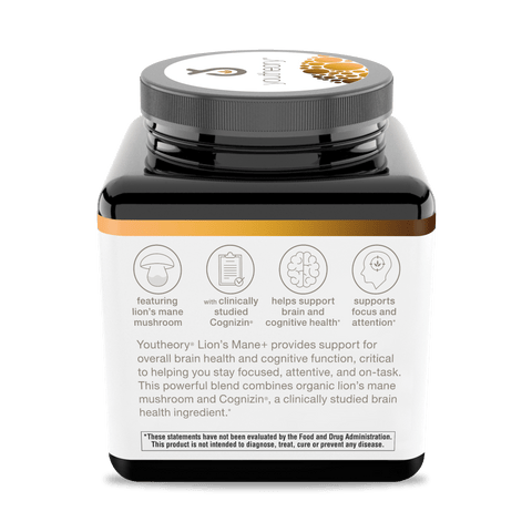 LM.00127.BTL Youtheory Lion's Mane + Capsules Product Image - Left