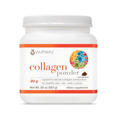 CPC.00022 Youtheory Collagen Powder Chocolate Flavor 20 oz Product Main Image