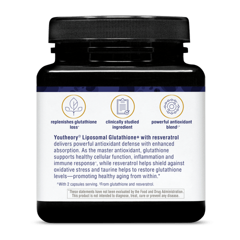 LPG.00169.BTL Youtheory Liposomal Glutathione+ Product Image - Left
