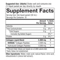 CL.00753 Youtheory Collagen Liquid ct Product Image - Nutrition Panel